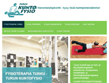 Tablet Screenshot of kuntofysio.fi