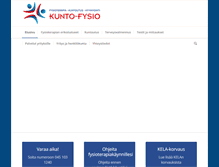 Tablet Screenshot of kuntofysio.com